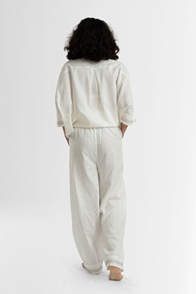JOJOMIA Este Women's Trousers Cream