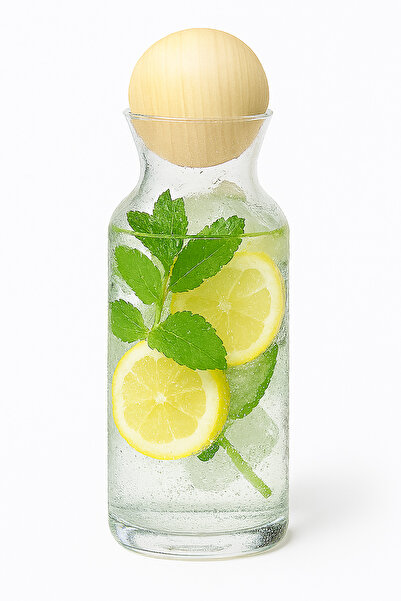 WERONY AHŞAP KAPAKLI BAŞ UCU SÜRAHİSİ