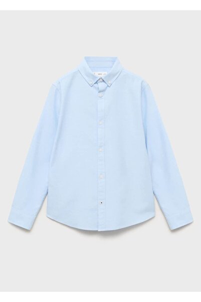 MANGO Kids Slim fit Oxford gömlek