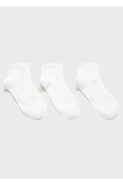 MANGO Man 3'lü pamuklu çorap