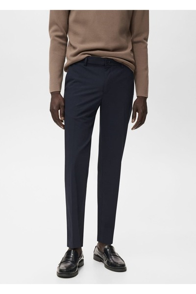 MANGO Man Dar kesim comfort strech streç pantolon