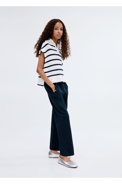 MANGO Kids Beli lastikli jogger pantolon