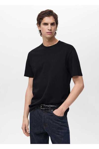 MANGO Man Medium weight regular fit tişört