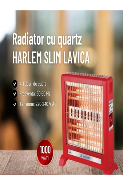 HARLEM Radiator cu quartz SLIM LAVICA
