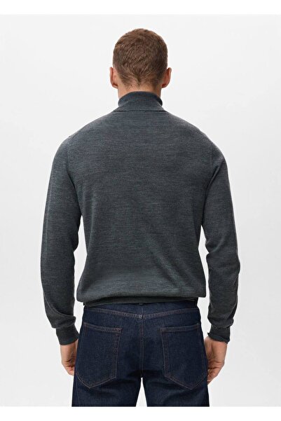 MANGO Man %100 yün boğazlı kazak