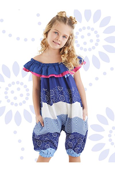 Denokids Flamenco-Jumpsuit aus Popeline für Mädchen