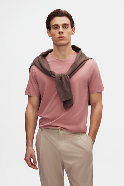 D'S Damat Μπλουζάκι Comfort Pink 100% βαμβάκι