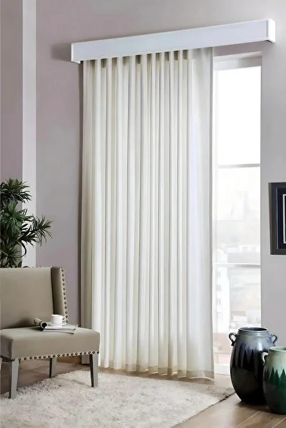 Setekshome Ready Made Package Satin Sunshade Curtain Off White Ecru