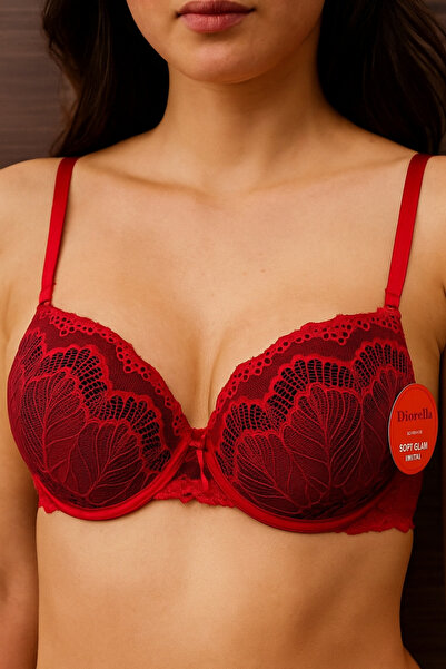 D.O.G.L. D.O.G.L PUSH UP DOLGULU BALENLİ DANTELLİ SÜTYEN