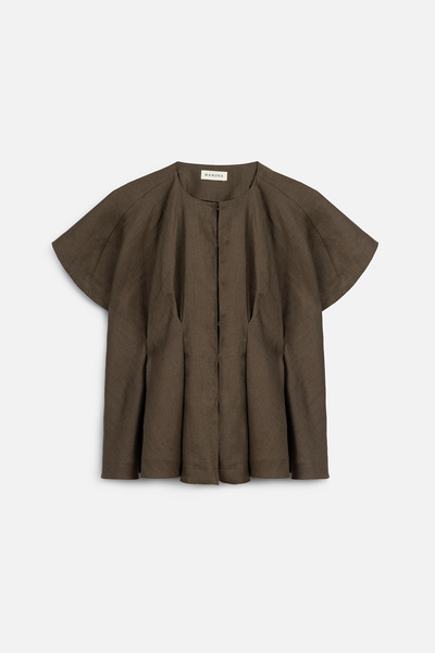 Manuka VESTĂ DETALIE PILE DE LENJIERIE KHAKI
