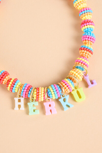 BEAD COLLAR İSİMLİ RENKLİ BONCUKLU KEDİ KÖPEK TASMASI / KOLYE AKSESUARI