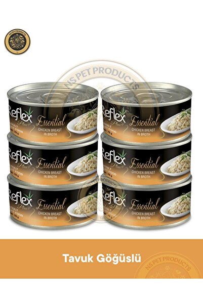 Reflex Plus Essential Kedi Tavuk Göğüslü EOE 6X70gr