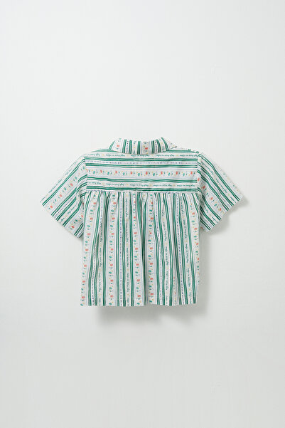 Marvy Palm Patterned Shirt Short Set