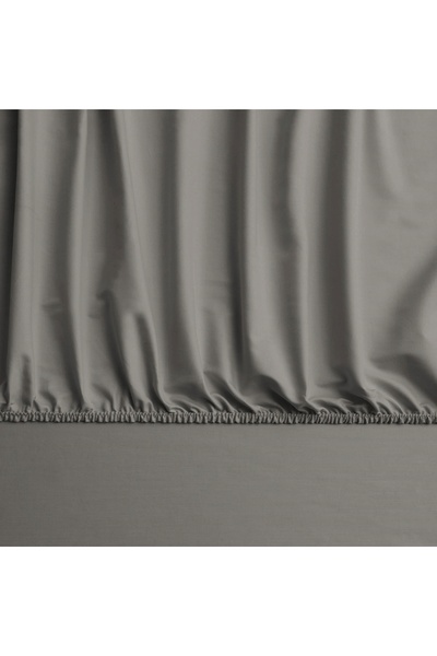 Linens ملاءة سرير مطاطية من الساتان القطني مقاس سوبر كينج من ميكس آند ماتش