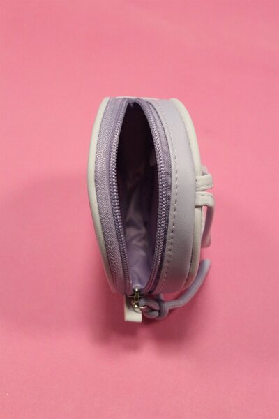 Miniso We Bare Bears Lisanslı Mini Bozuk Para Çantası (Mor)