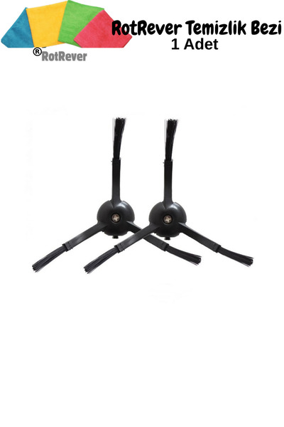 RotRever Roborock Q8 Max, Q8 Max Plus Συμβατό με 2 πλευρικές βούρτσες, 1 σετ υφασμάτων καθαρισμού RotRever-3 τεμάχια