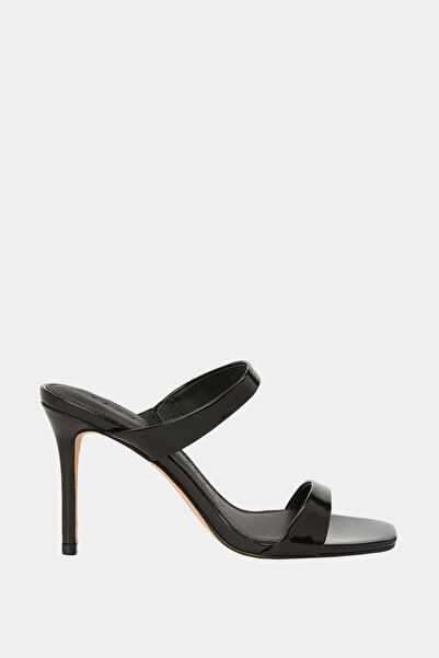 Katy Perry شبشب Analia نسائي أسود بكعب رفيع مخطط مزدوج