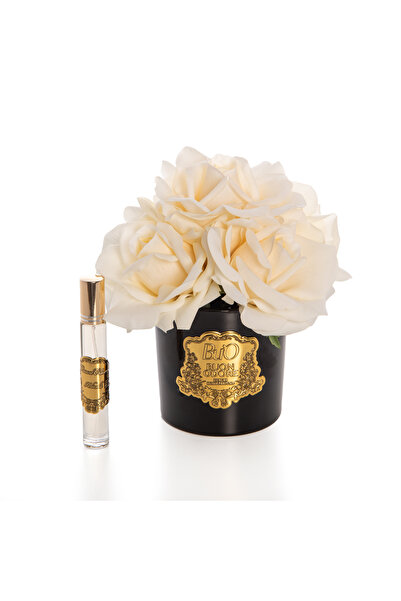 BUON ODORE Siyah Cam Gold Krem 5 Gül | Kaliteli ve Uzun Süre Kalıcı Koku