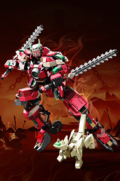 Sembo Block Crimson Bladeform Holy Warrior Building Block Set - 921 Pieces