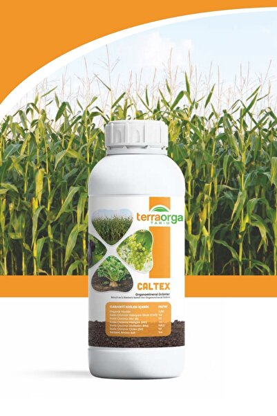 TerraOrga Caltex Kalsiyum Bor Molibden Mangan Çinko Amino Asitli Sıvı Orgomineral Gübre 1lt Lom1-4