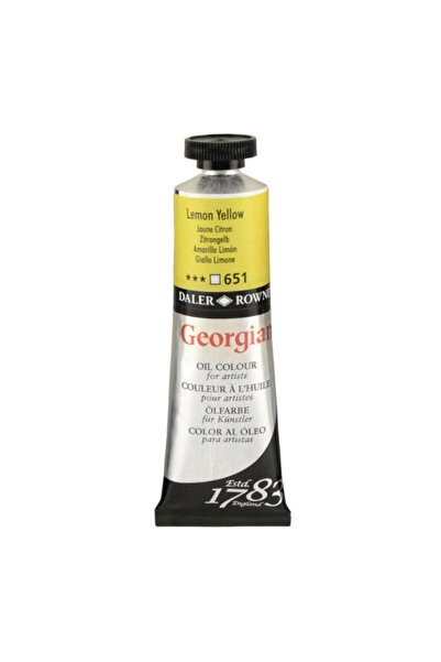 Daler Rowney Georgian Yağlı Boya 37ml Lemon Yellow 651