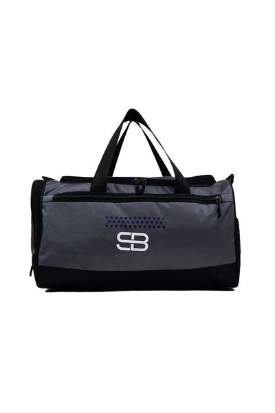 Solo Bag Γκρι αθλητική τσάντα γυμναστικής και ταξιδιού με οπές για παπούτσια