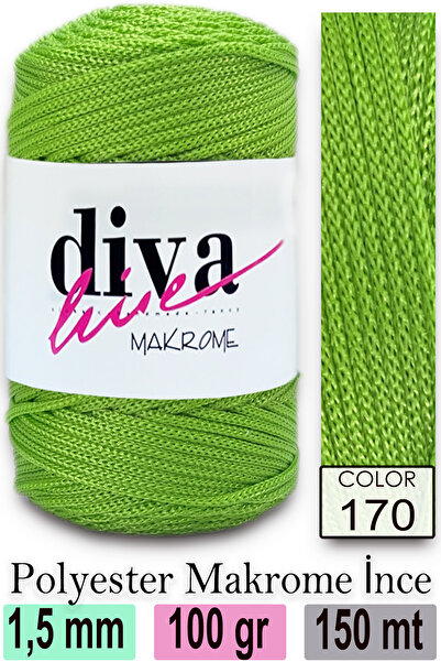 Diva İplik Diva Makrome Ipi 170 Фісташка