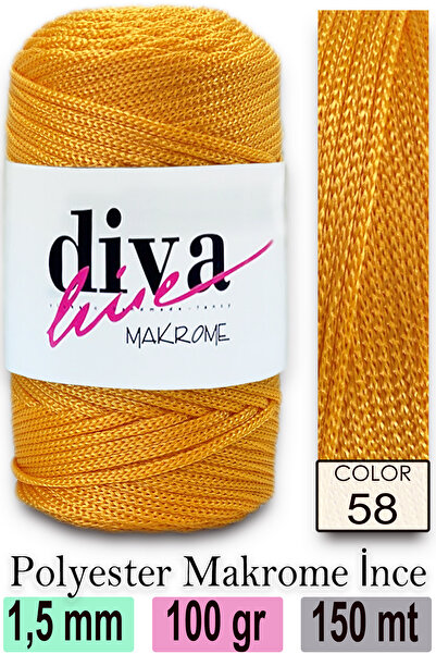 Diva İplik ديفا مكرامية الخيط 58