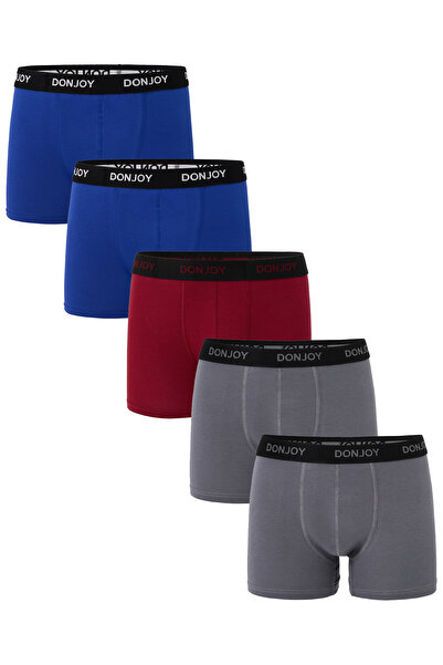 don joy Ανδρικά μποξεράκια 5 τεμαχίων από μπαμπού με ελαστική μέση