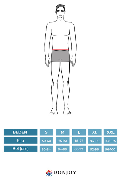 don joy Ανδρικά βαμβακερά χτενισμένα βαμβακερά μπόξερ με ψηφιακό εμπριμέ σχέδιο 5 τεμαχίων