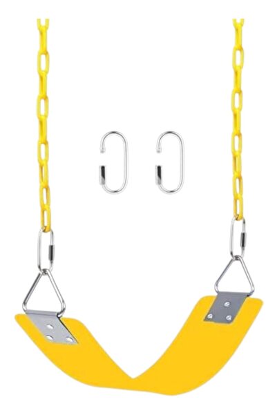 Toybox مقعد أرجوحة ناعم للأطفال متعدد الاستخدامات في الهواء الطلق مع سلسلة مو...