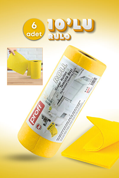 grimorlife 6 komada od 10 rola 100% mikrofibre jednokratne višenamenske krpe ...