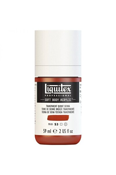 Liquitex Professional Soft Body Akrilik Boya 59ml Transparent Burnt Sienna 12...