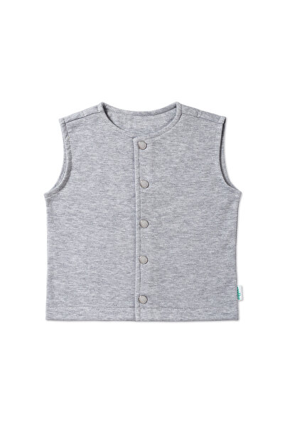 Zuppers Snap Cotton Baby Kids Vest - Gray
