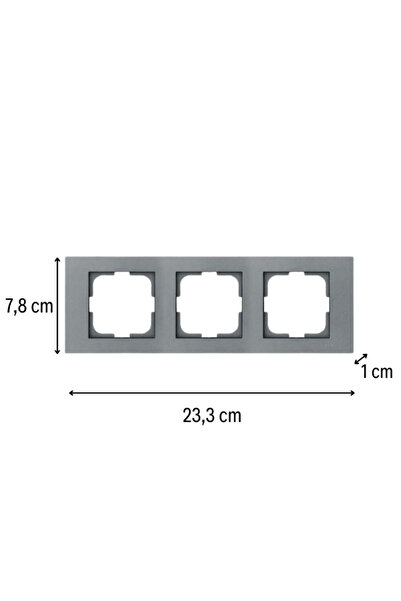 OVİVO Ovivo Grano Füme 3'lü Set Komütatör, Anahtar ve Topraklı Priz Set