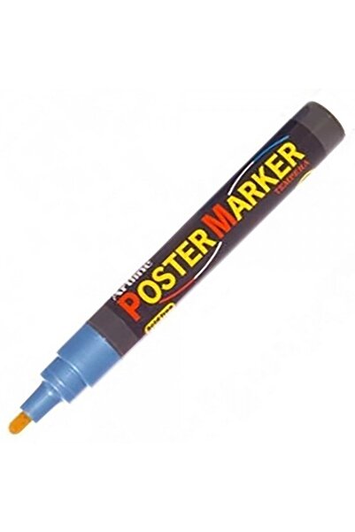 artline Vârf marker pentru poster: 4,0 mm Albastru metalic