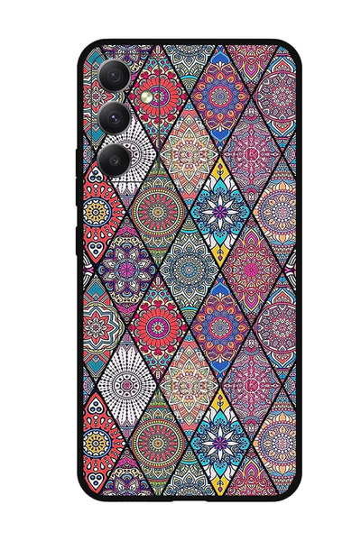 Theodor جراب واقٍ مضاد للخدش والصدمات لهاتف Samsung Galaxy M34 5G فن ماندالا