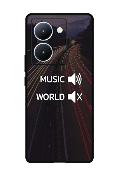 Theodor جراب واقٍ مضاد للخدش والصدمات لهاتف ViVo Y78، كلمات موسيقية صينية