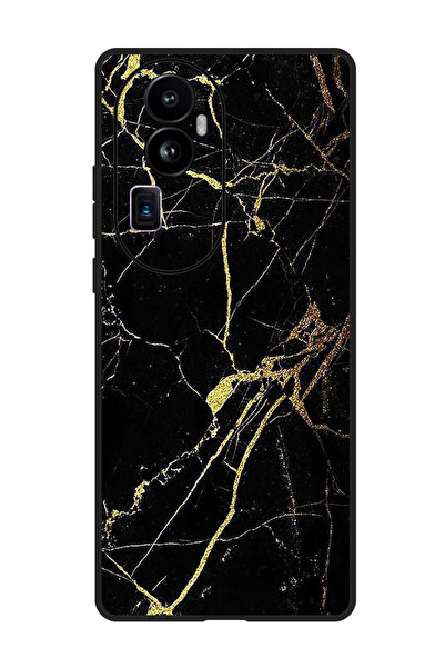 Theodor جراب واقٍ مضاد للخدش والصدمات لهاتف Oppo Reno 10 Pro Plus بملمس رخامي