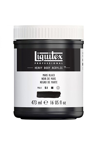 Liquitex Professional Heavy Body Akrilik Boya 473ml Mars Black 276 S1