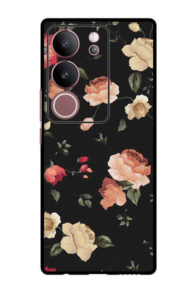 Theodor جراب واقٍ مضاد للخدش والصدمات لهاتف Vivo V29 - V29 Pro، لون لوتس ملون