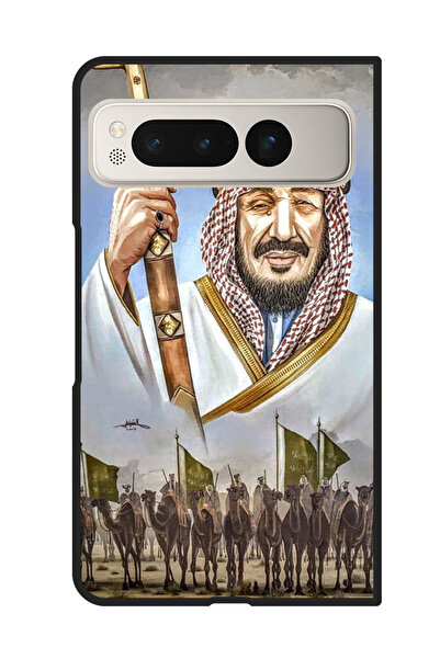 Theodor غطاء حماية مضاد للخدش والصدمات لهاتف جوجل بيكسل فولد - سعودي كينف