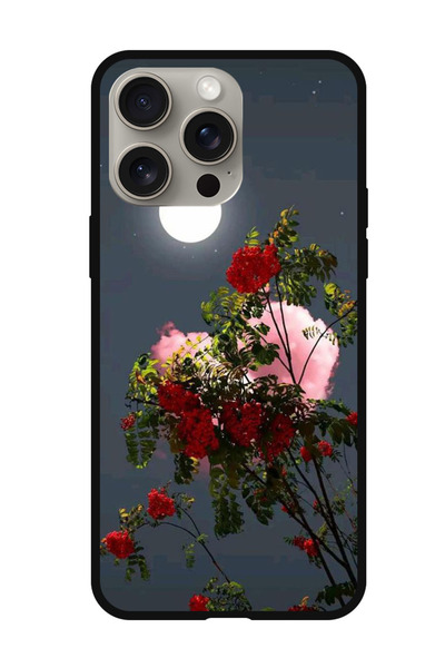 Theodor جراب واقٍ مضاد للخدش والصدمات لهاتف iPhone 15 Pro Max Moon Shining