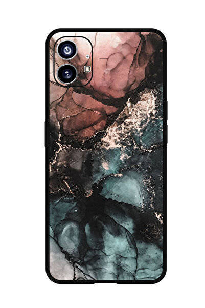 Theodor حافظة واقية مضادة للخدش والصدمات لهاتف Nothing Phone 1 بلون الرخام ال...