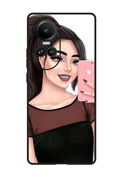 Theodor جراب واقٍ مضاد للخدش والصدمات لهاتف Oppo Reno 10/10 Pro لالتقاط صور س...