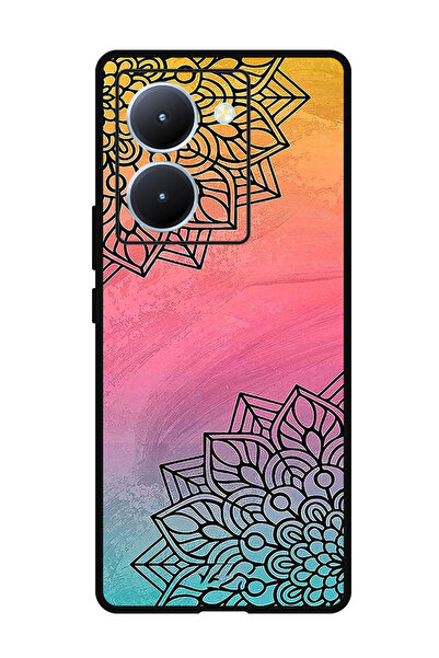 Theodor جراب واقٍ مضاد للخدش والصدمات لهاتف ViVo Y78 من الصين مع زهرة علوية و...