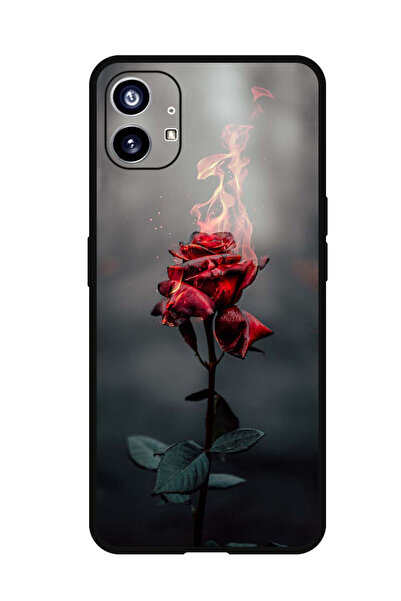 Theodor جراب واقٍ مضاد للخدش ومقاوم للصدمات لهاتف Nothing Phone 1 Burning Red...