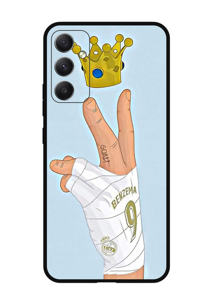 Theodor جراب واقٍ مضاد للخدش والصدمات لهاتف سامسونج جالاكسي F54 كريم بنزيمة