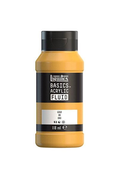 Liquitex Basics Fluid Akrilik Boya 118ml Gold 051 S.2
