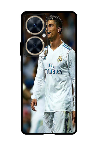 Theodor جراب واقٍ مضاد للخدش والصدمات لهاتف هواوي نوفا 11i، رونالدو يبتسم